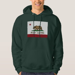 Veste À Capuche Drapeau grand Sur de République de la Californie