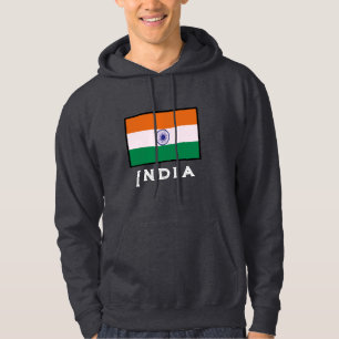 Veste À Capuche Drapeau indien Tricolor Tiranga