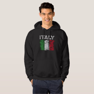 Veste À Capuche Drapeau Italie en détresse - Drapeau italien
