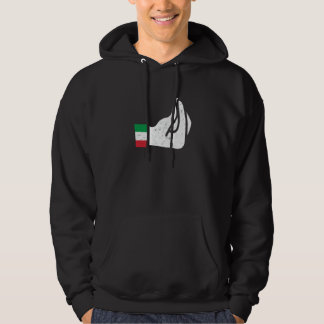 Veste À Capuche Drapeau Italie Italia geste de la main italien en