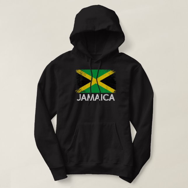 Veste À Capuche Drapeau jamaïcain (Design devant)