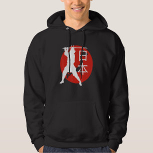 Veste À Capuche Drapeau Japonais Samurai Warrior Carte de Voyage R
