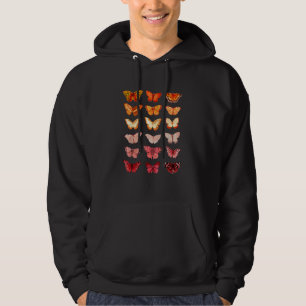 Veste À Capuche Drapeau lesbien couleur papillon subtil fierté sap
