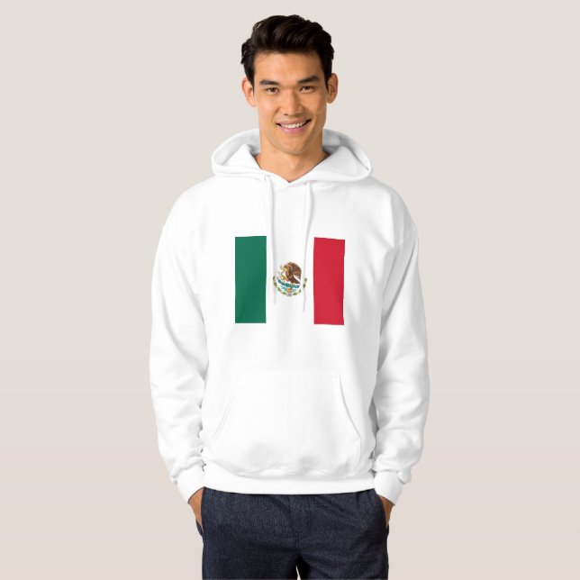 Veste À Capuche Drapeau mexicain - Drapeau mexicain (Devant entier)