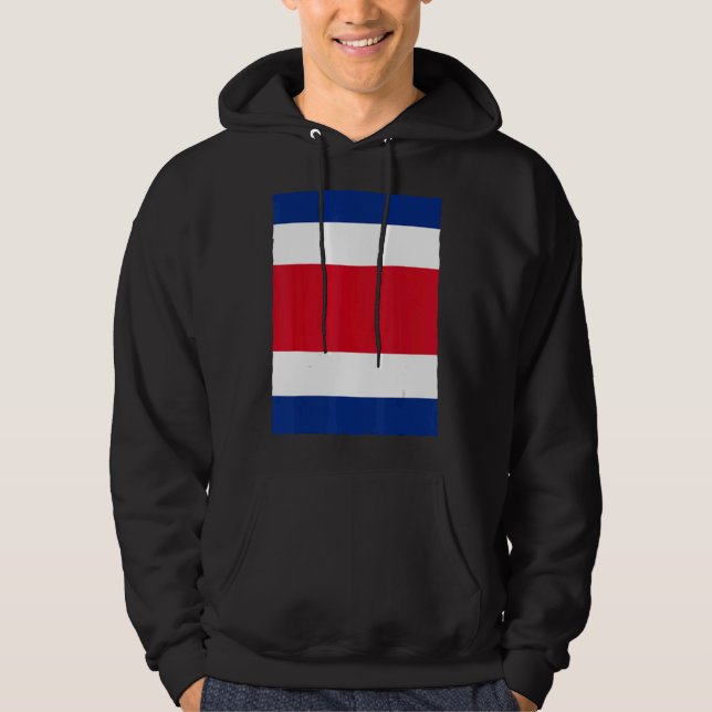 Veste À Capuche Drapeau national du Costa Rica (Devant)