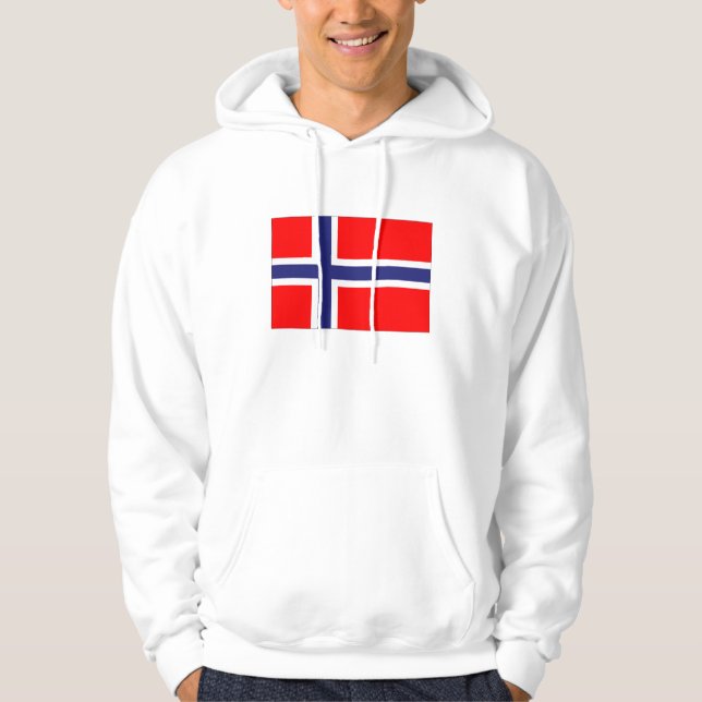 Veste À Capuche Drapeau norvégien (Devant)