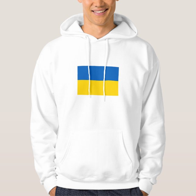 Veste À Capuche Drapeau patriotique ukrainien (Devant)