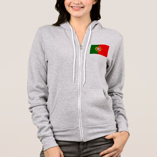 Veste À Capuche Drapeau Portugal (Devant)