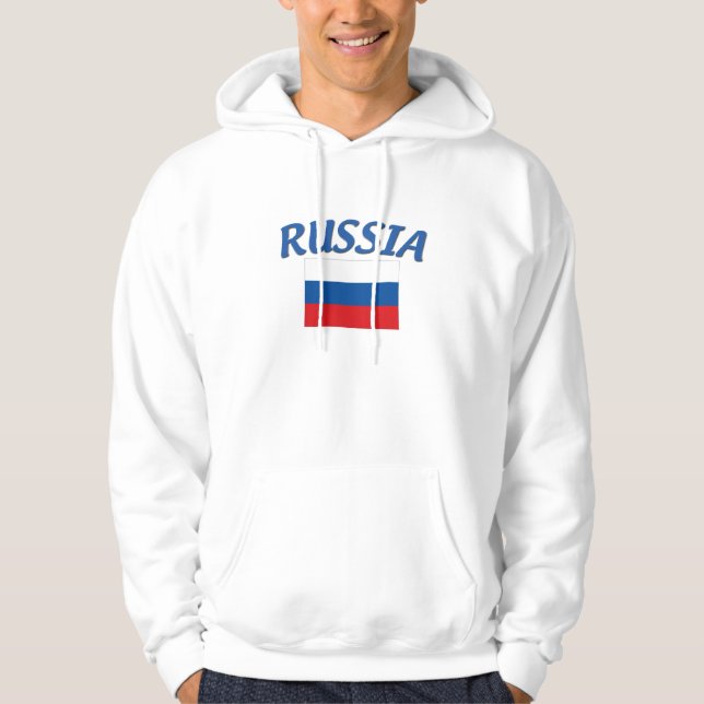 Veste À Capuche Drapeau russe (Devant)