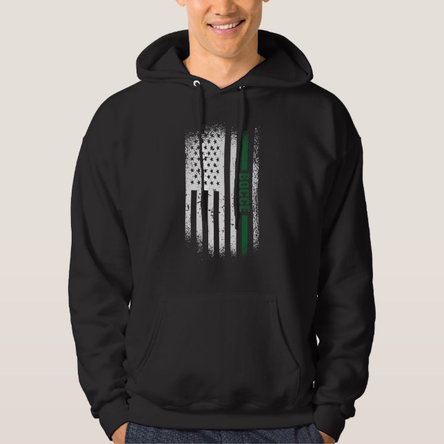 Veste À Capuche Drapeau Sportif Usa Bocce (Devant)