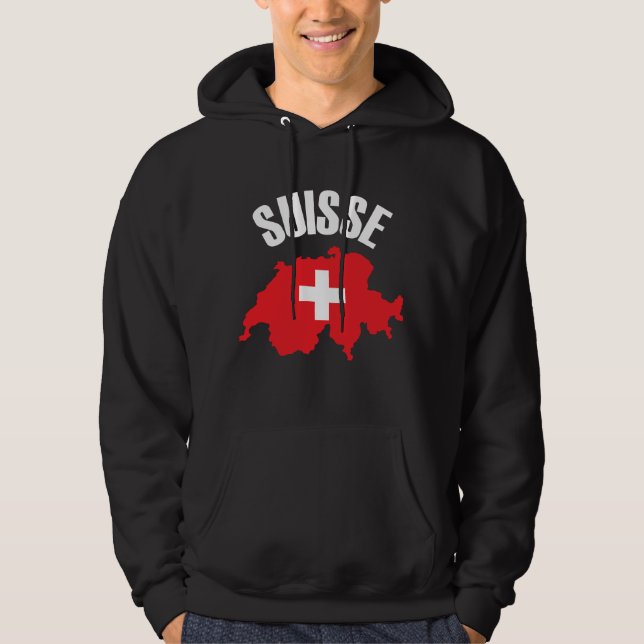 Veste À Capuche Drapeau suisse (Devant)