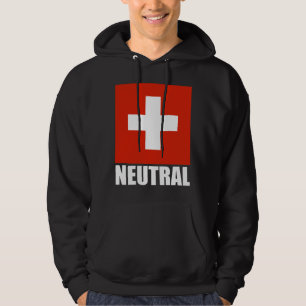 Veste À Capuche (Drapeau suisse) sweatshirt à capuchon NEUTRE