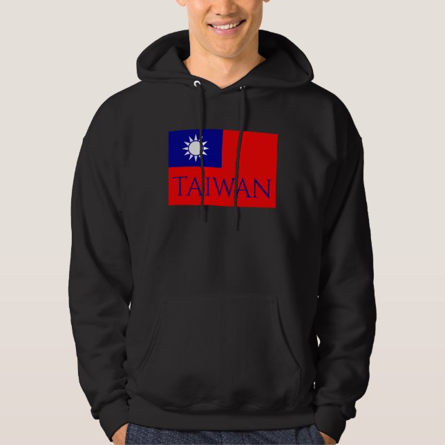 Veste À Capuche drapeau taïwanais (Devant)