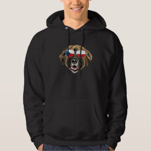 Veste À Capuche Drapeau tchèque Leonberger République tchèque poch