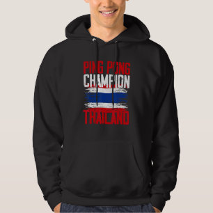 Veste À Capuche Drapeau thaïlandais de Mens Ping Pong Show Thaïlan