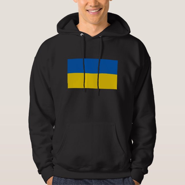 Veste À Capuche Drapeau Ukraine (Devant)