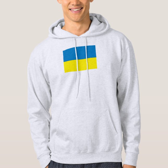 Veste À Capuche Drapeau Ukraine (Devant)