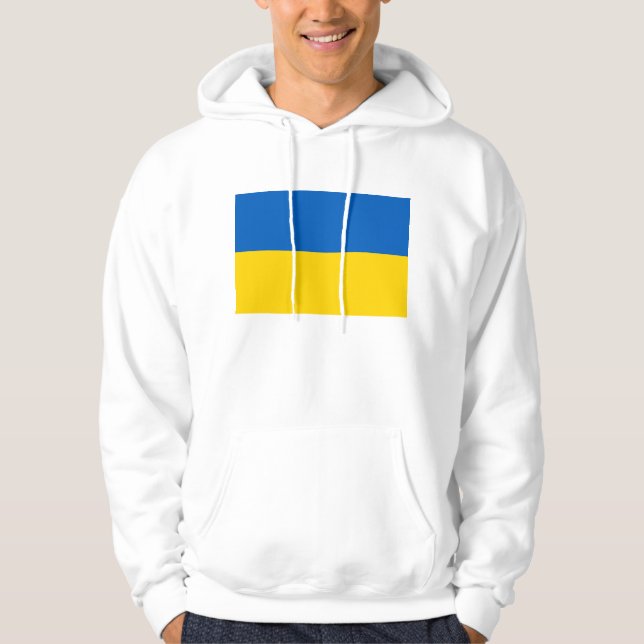 Veste À Capuche Drapeau Ukraine (Devant)