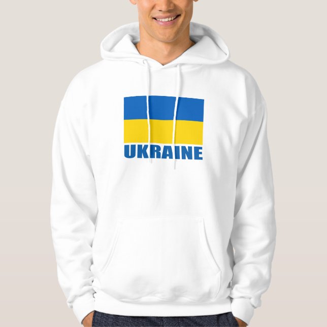 Veste À Capuche Drapeau ukrainien (Devant)