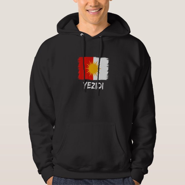 Veste À Capuche Drapeau Yézidi Ezidi (Devant)