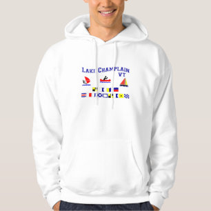 Veste À Capuche Drapeaux de signal de VT de Champlain de lac