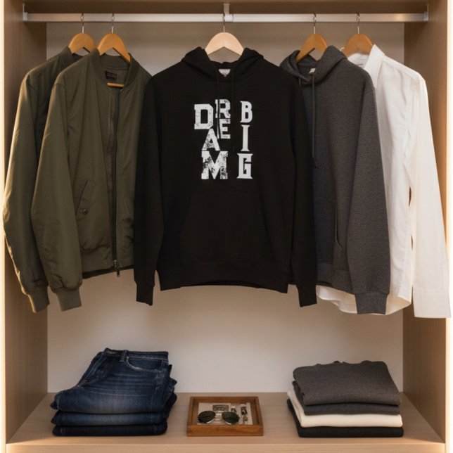 Veste À Capuche Dream Big | citation inspirante (Créateur téléchargé)