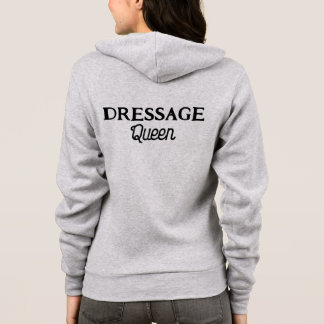 Veste À Capuche Dressage Queen mignon Script rétro équestre