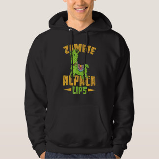 Veste À Capuche Dresseur de Zombie Alpacalèvres Lama Alpaca