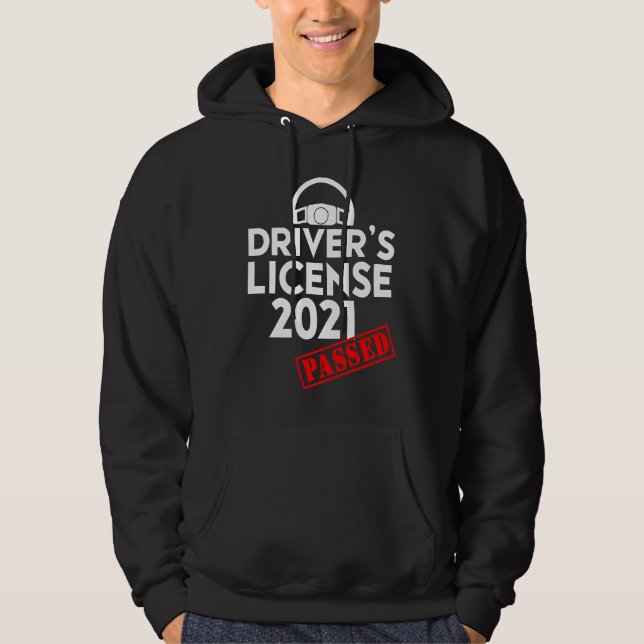 Veste À Capuche Driving licence 2021 Existing  for beginners (Devant)