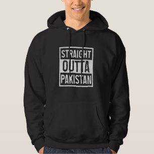 Veste À Capuche Droit Devant Le Pakistan Vintage Pakistanais Fiert