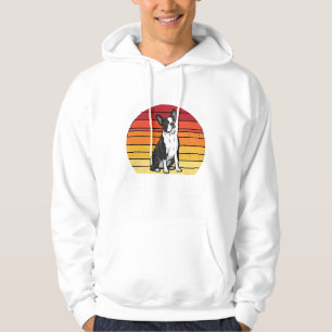 Veste À Capuche Drôle attitude de Boston Terrier Rétro