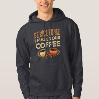 Veste À Capuche Drôle Barista Cafe Lover Cadeau