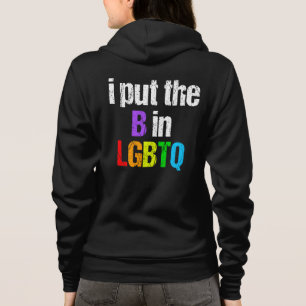 Veste À Capuche Drôle Bisexuel LGBTQ Humour arc-en-ciel