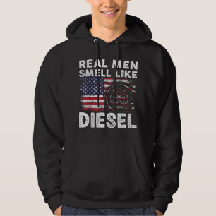 Veste À Capuche Drôle cadeau Diesel Mécanique, Les vrais hommes se