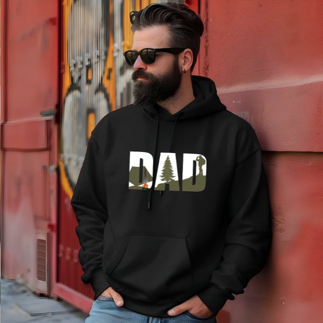 Veste À Capuche Drôle camping camper randonnée hiker papa (Créateur téléchargé)