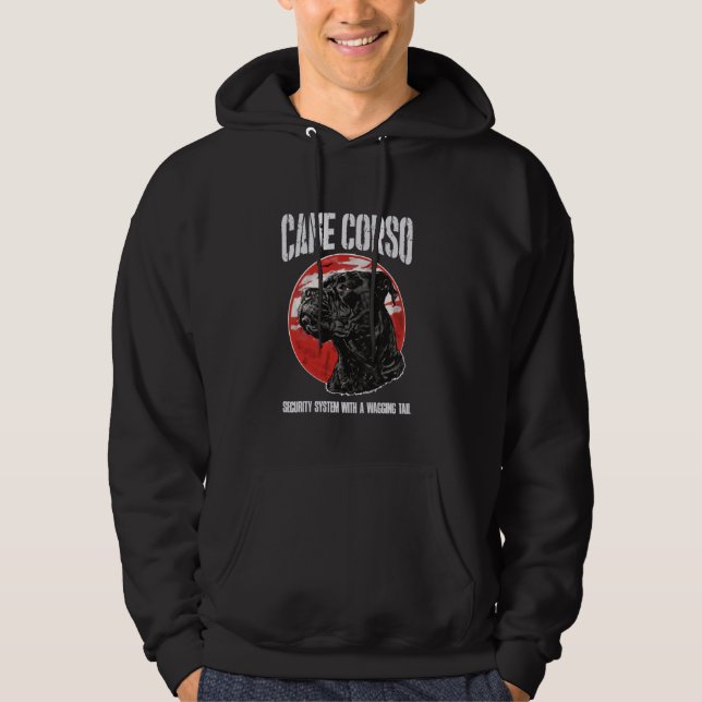Veste À Capuche Drôle Canne Corso Style Slogan (Devant)