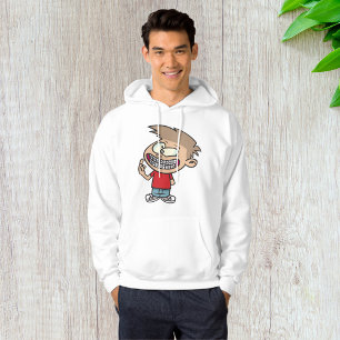 Veste À Capuche Drôle Cartoon Boy avec Braces Smile