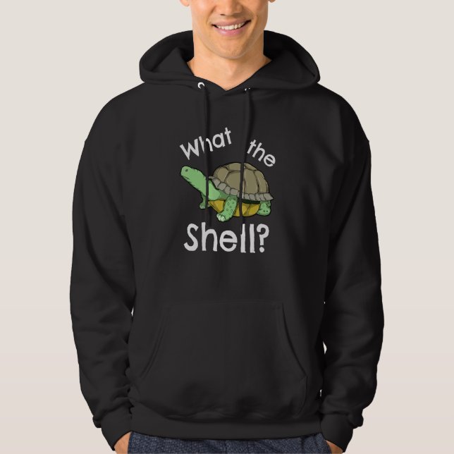 Veste À Capuche Drôle Ce Que Le Pun Shell Joke Tortoise Tortue (Devant)