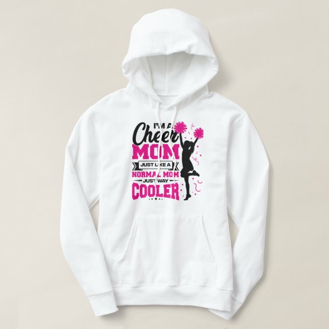 Veste À Capuche Drôle Cheerleader Lover Graphic pour et Moms Chee (Design devant)