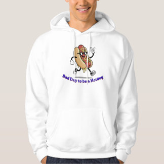 Veste À Capuche Drôle Cool Hotdog Retro Dessin Animé Argot Graphiq