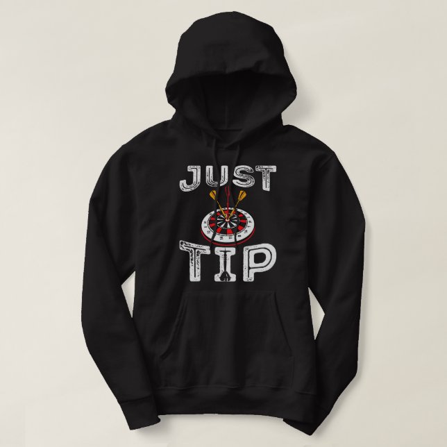 Veste À Capuche Drôle dart joueur dart dart disaient simplement T (Design devant)