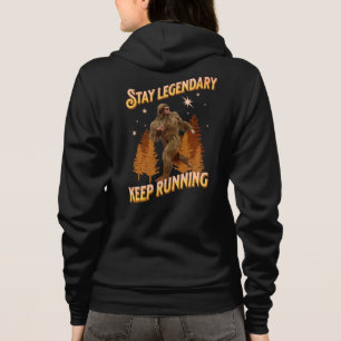 Veste À Capuche Drôle de motivation de course de Bigfoot