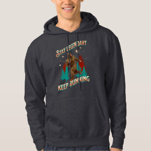 Veste À Capuche Drôle de motivation de course de Bigfoot