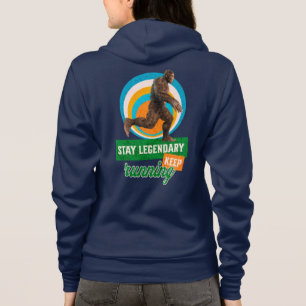 Veste À Capuche Drôle de motivation de course de Bigfoot
