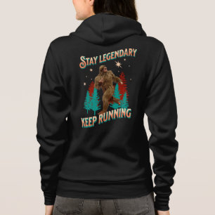 Veste À Capuche Drôle de motivation de course de Bigfoot