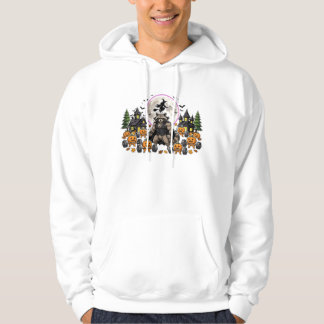 Veste À Capuche Drôle de Raccoon de gym Halloween soulevant des po