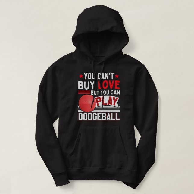 Veste À Capuche Drôle Dodgeball Player 1 (Design devant)
