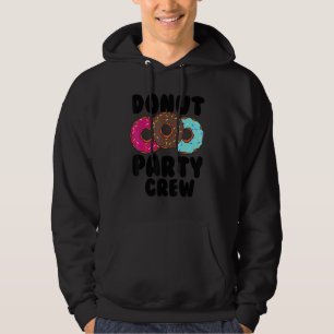 Veste À Capuche Drôle Donut Party Crew Cool Doughnut cadeau pour e