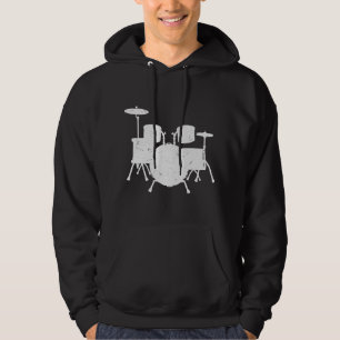 Veste À Capuche Drôle Drummer Art Pour Hommes Femmes Drum Set Drum