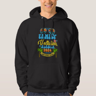 Veste À Capuche Drôle été vacances en famille Alaska 2024 Me faire